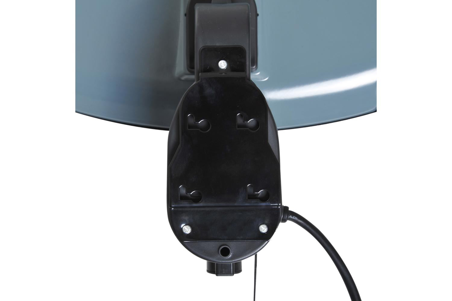 Outsunny Wall Mount Electric Infrared Patio Heater | Black-7