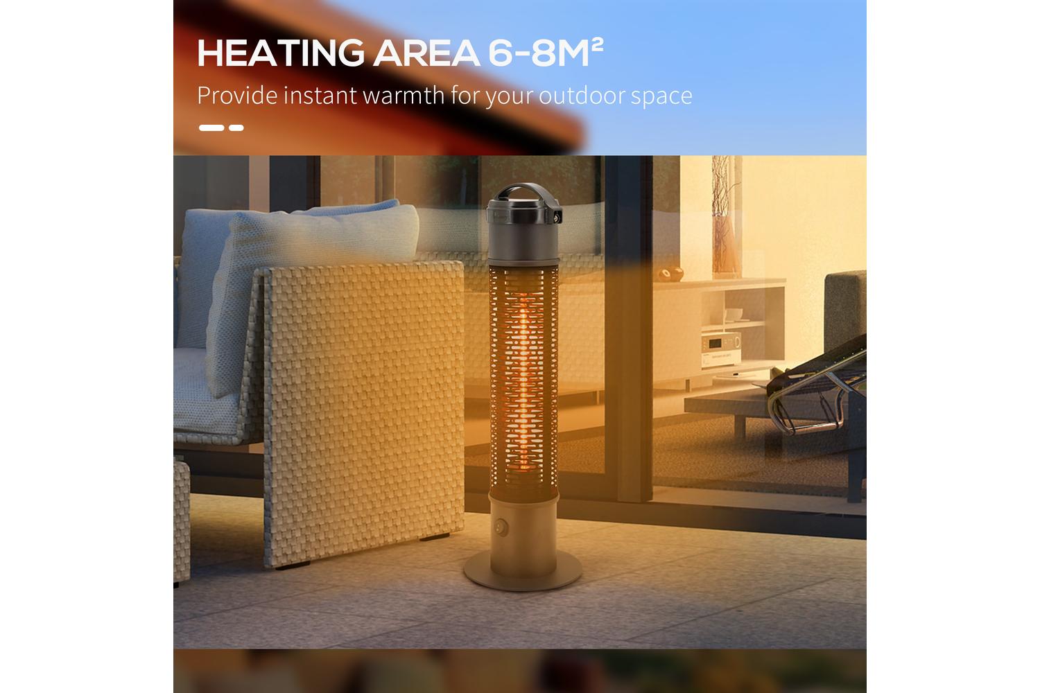Outsunny Table Top Patio Tower Heater-3