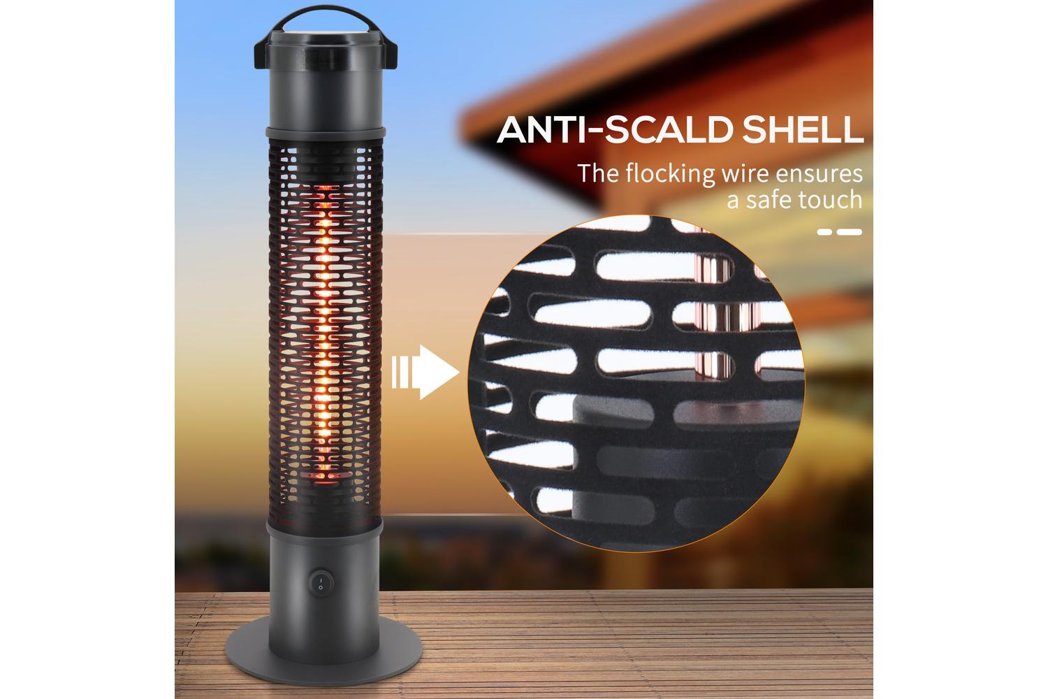 Outsunny Table Top Patio Tower Heater-5