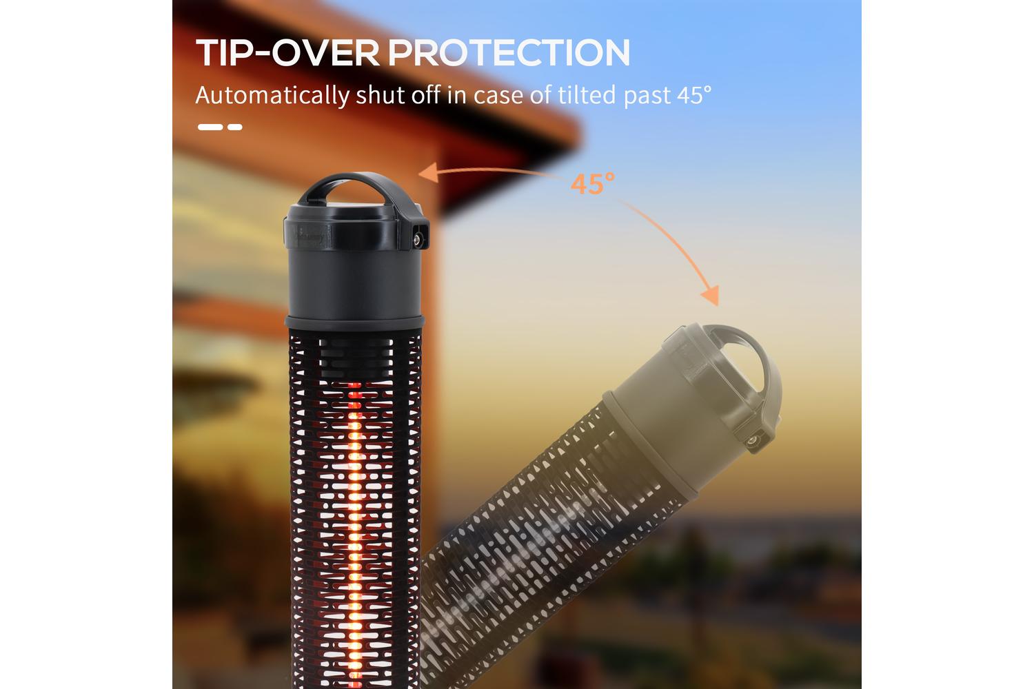 Outsunny Table Top Patio Tower Heater-6