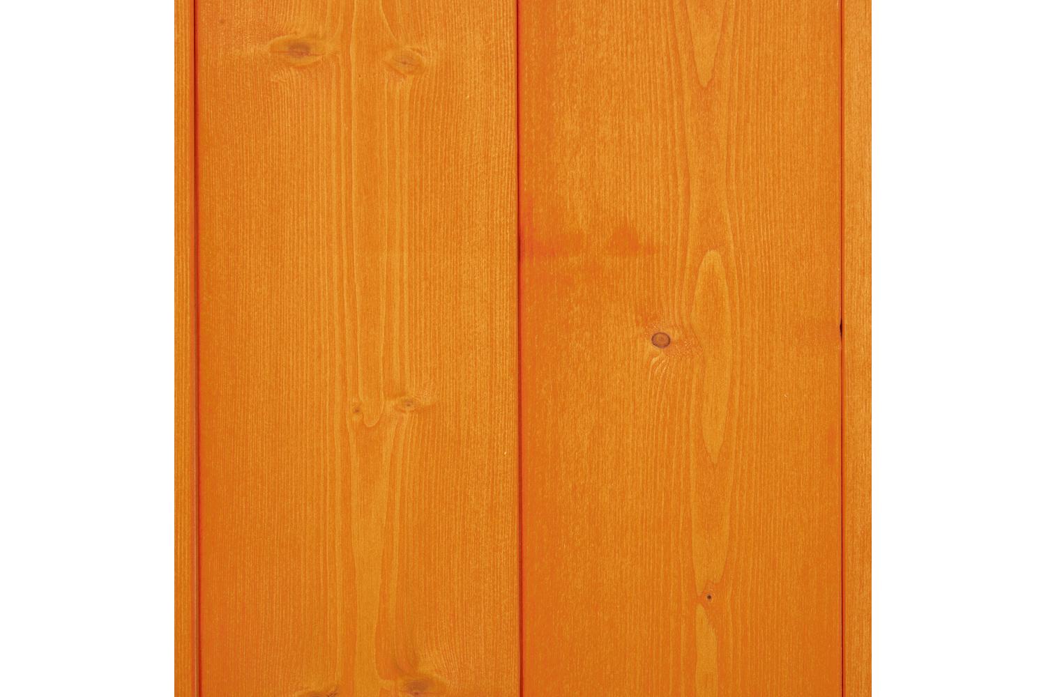 Outsunny Wooden Garden Storage Shed with 3 Shelves Double Lockable Doors | Teak-6