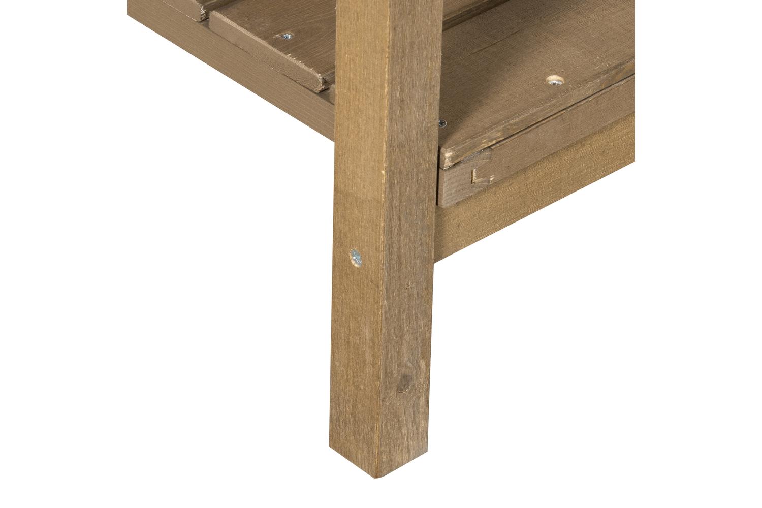 Outsunny Wooden Raised Planter Box | Brown-8