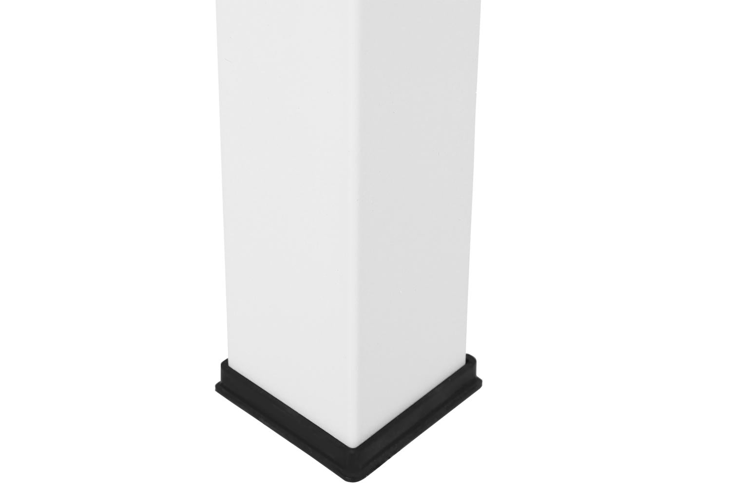 Outsunny Metal Outdoor Gardening Bench | White-8