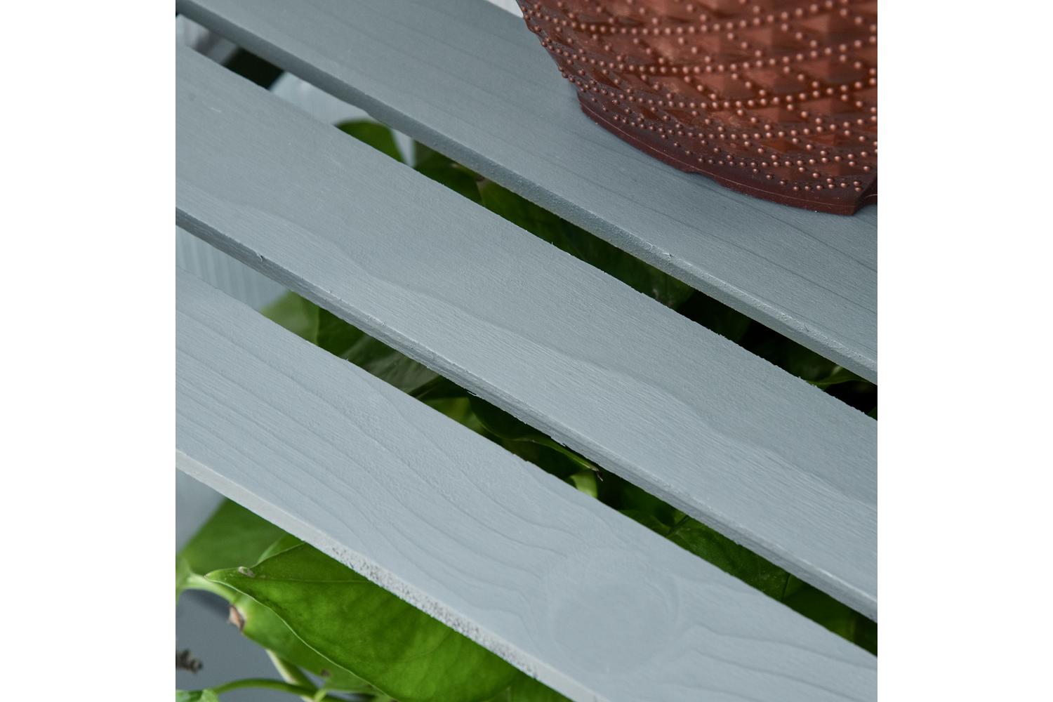 Outsunny Greenhouse Wooden Cold Frame | Grey-8
