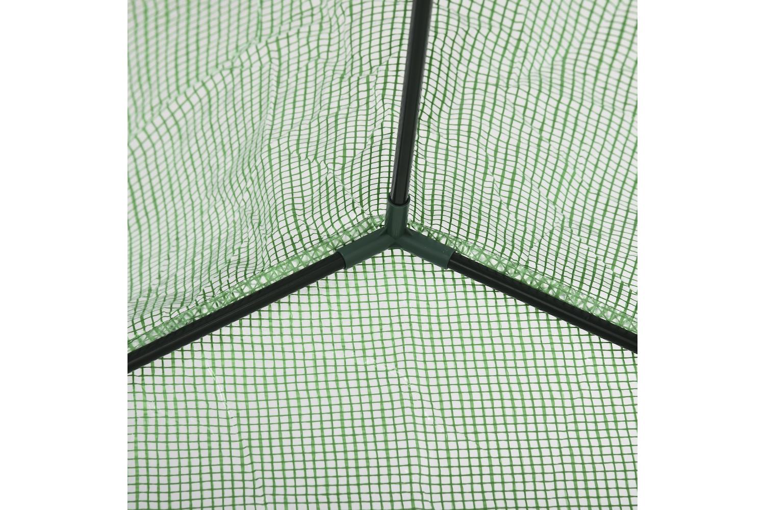 Outsunny Outdoor Walk in Greenhouse | Green-8