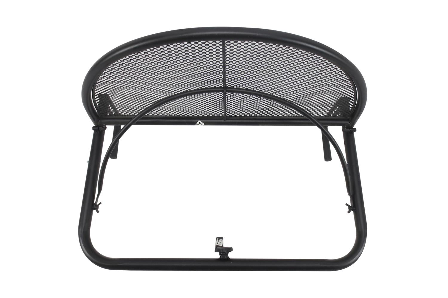 Outsunny Balcony Hanging Rail Coffee Table Mini Storage Rack Flower Stand | Black-7