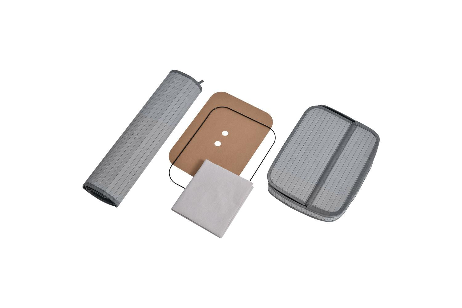 Homcom 70L Flip Lid Bamboo Laundry Basket | Grey-8