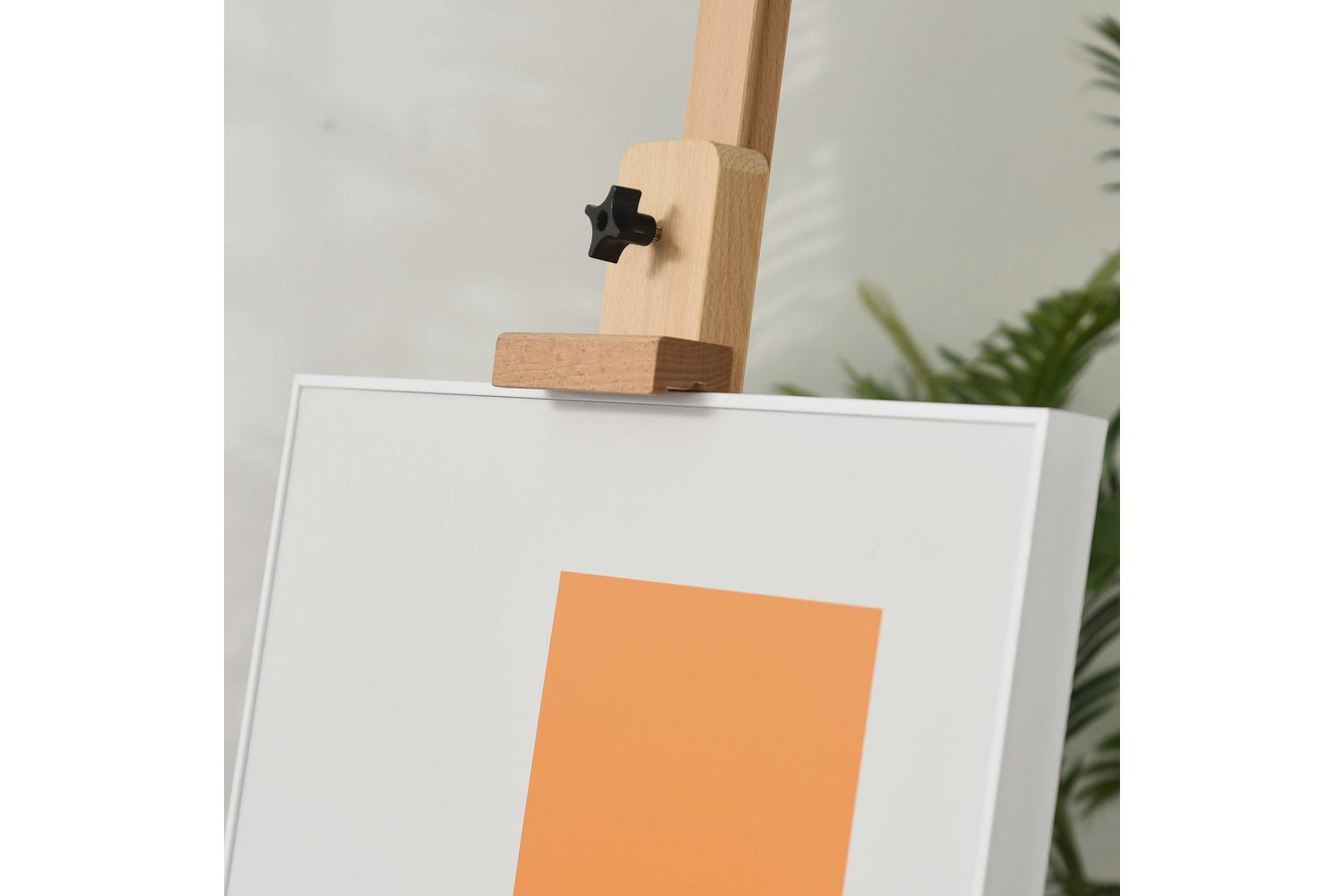 Vinsetto Art Studio Easel with Canvas Holder Pencil Case | Natural-6