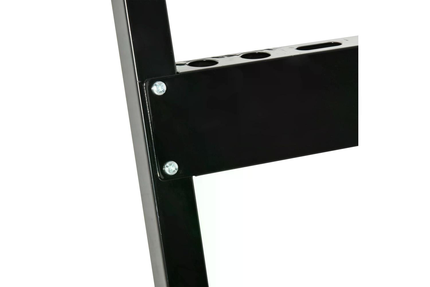 Homcom Multi-Function Workbench Ball Support Stand Roller Trestle | Blue/Black-7