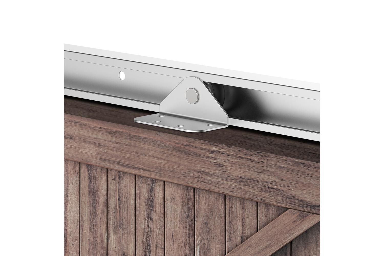 Homcom Sliding Barn Door Kit Set | Siver-6