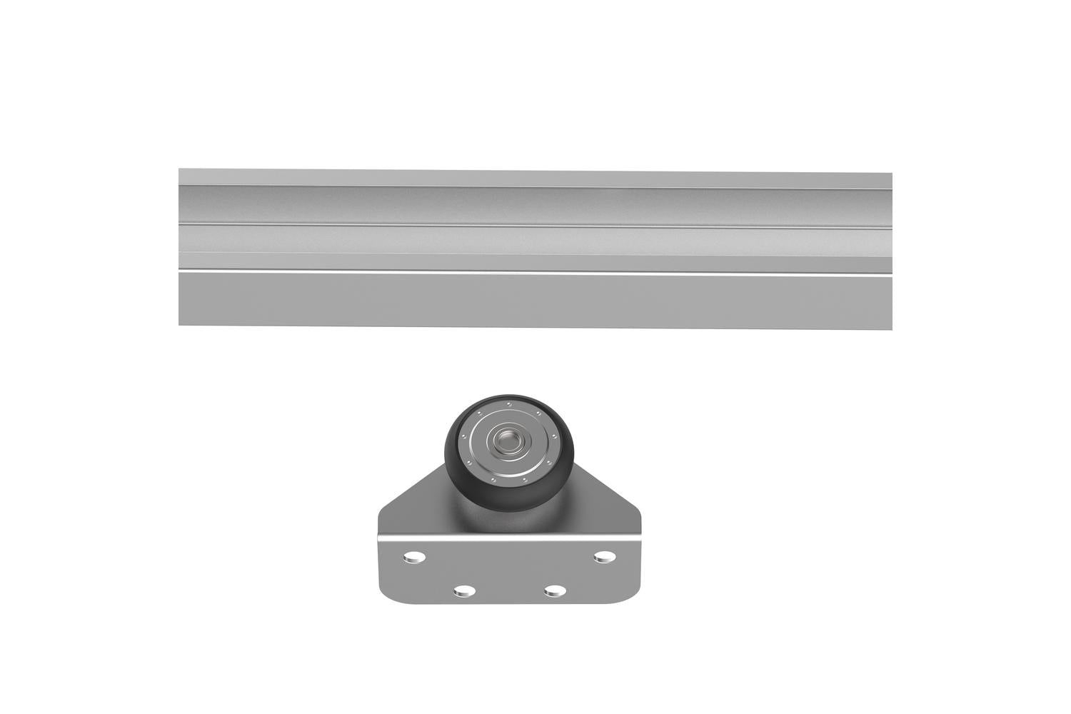 Homcom Sliding Barn Door Kit Set | Siver-8