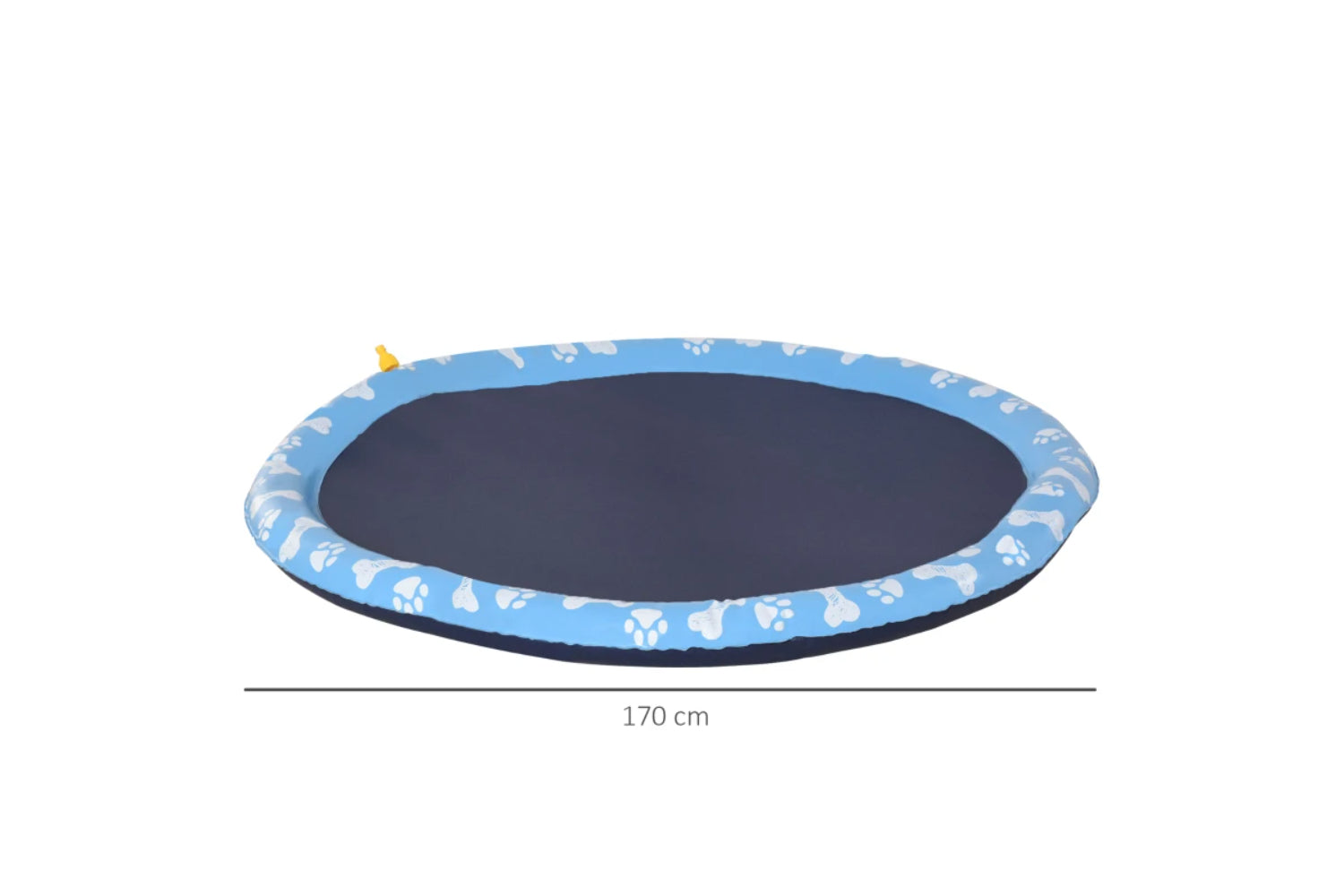 PawHut Outdoor Pet Splash Sprinkler Pad | Blue-6