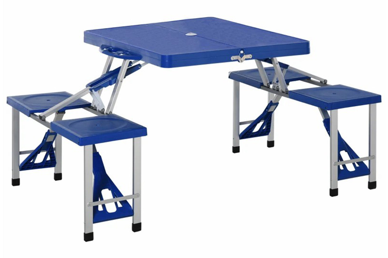 Outsunny 01-0009 - Folding Camping Table And Chair Set