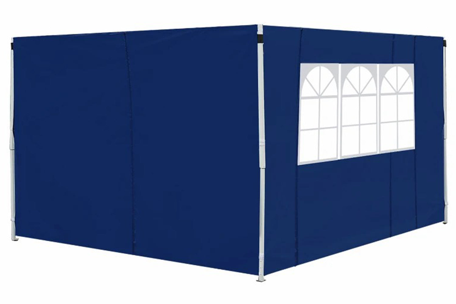 Outsunny 3m Gazebo Exchangeable Side Panel Wall with Window | Blue