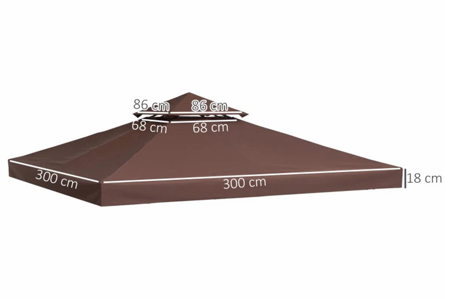 Outsunny 84c-041 - Replacement Canopy Top
