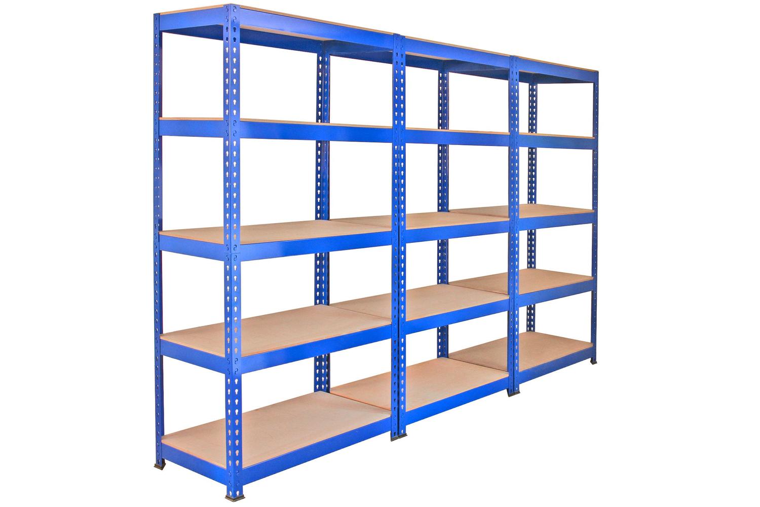 Monstershop 10 X Q Warehouse Racking Units | Blue-2