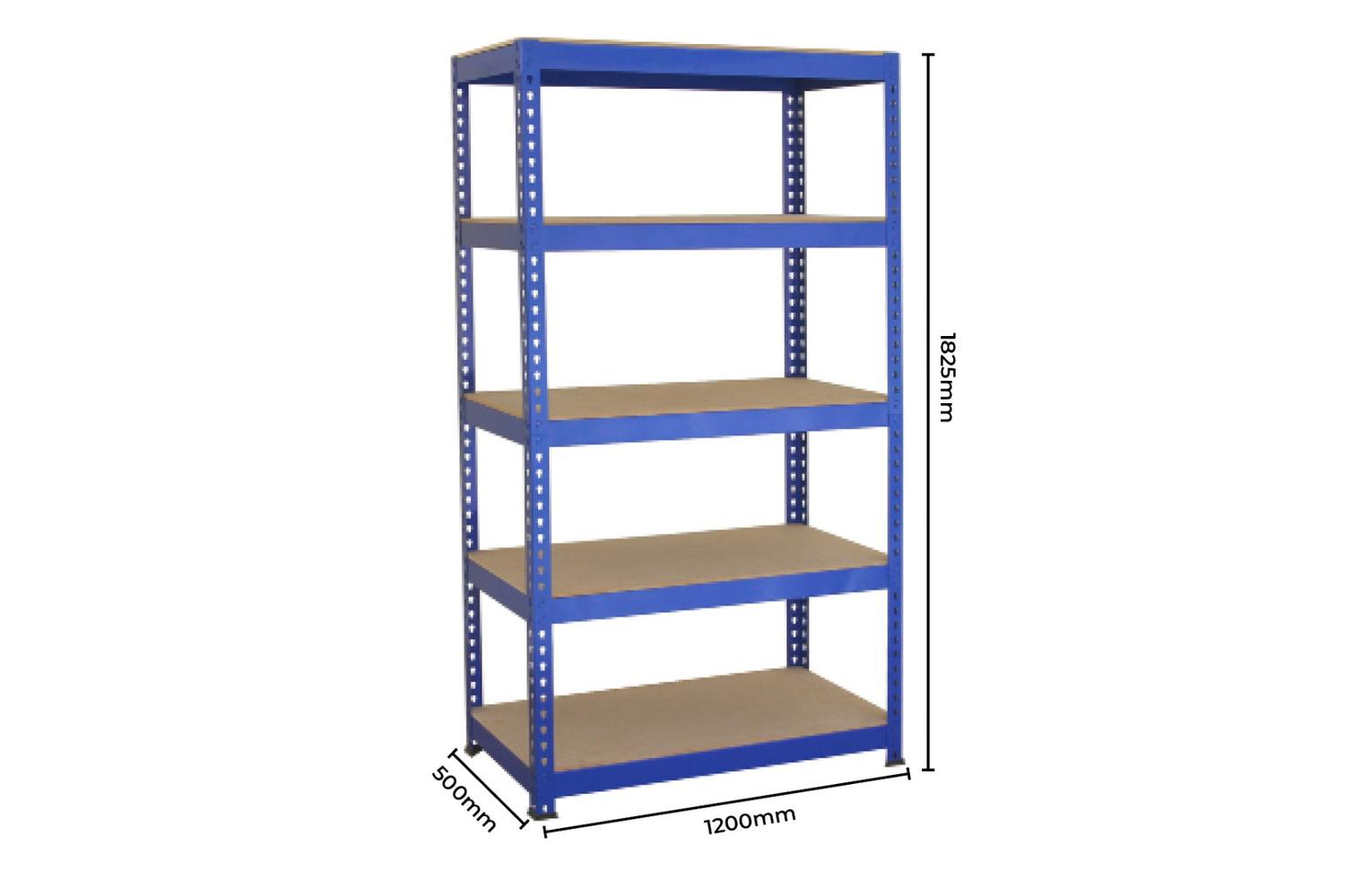 Monstershop 10 x T-Rax Metal Racking Units | Blue-4