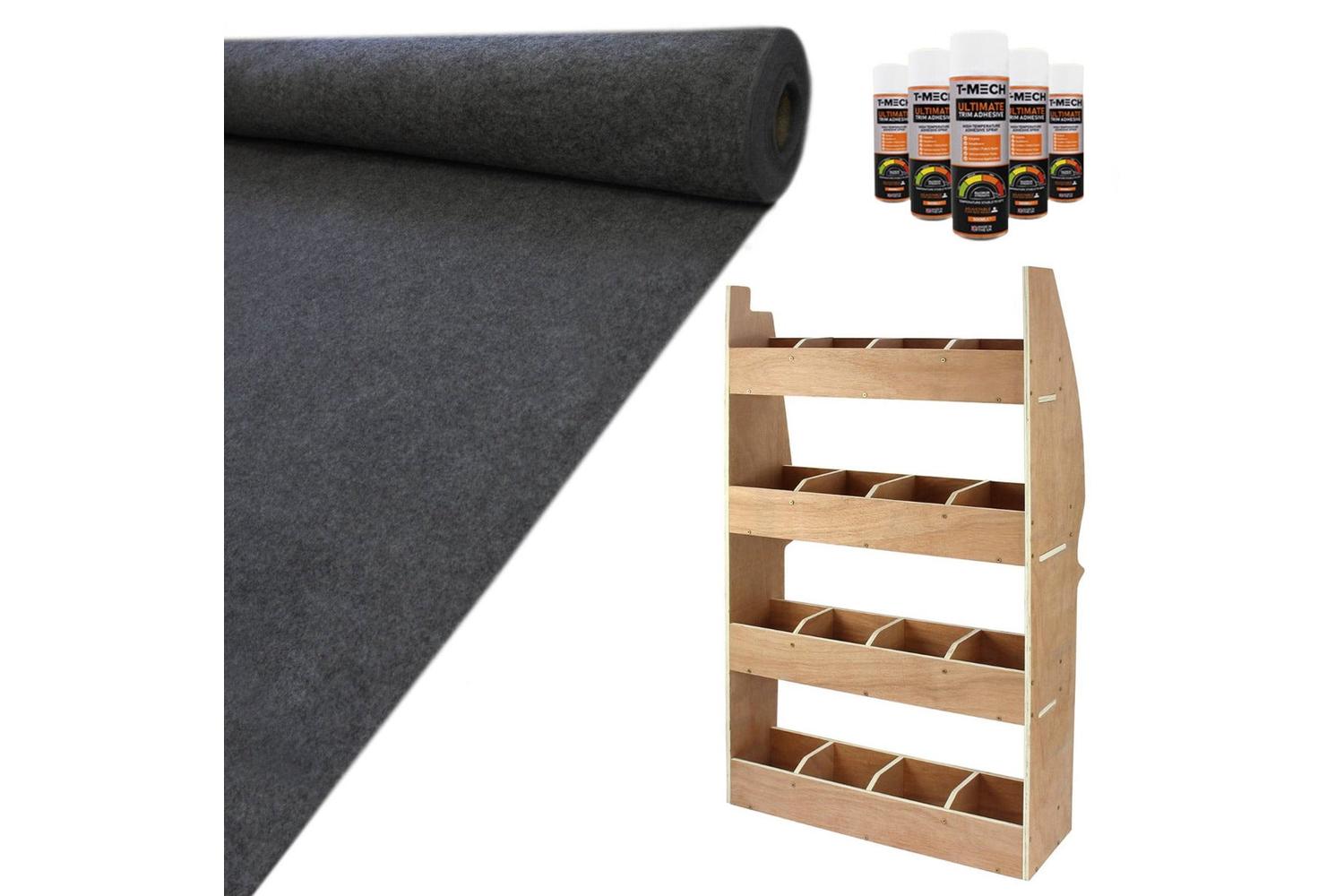 Monstershop 11sqm Anthracite Glue & Citroen Berlingo Rack