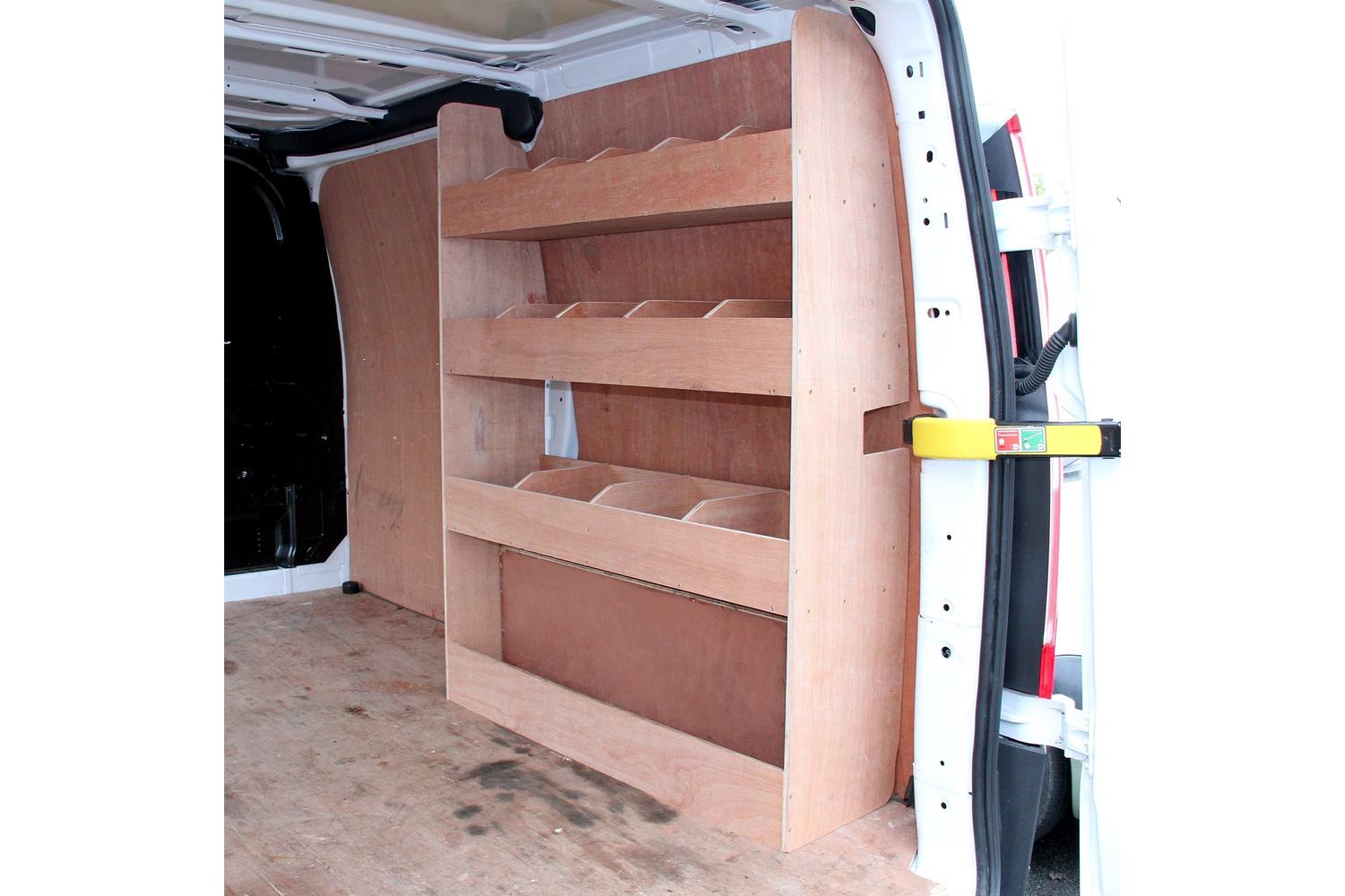 Monstershop 11sqm Anthracite Van Lining Glue & Ford Transit Custom Rack-6