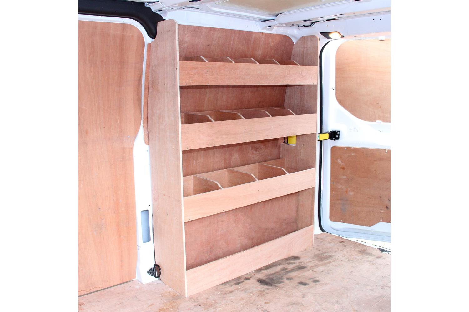 Monstershop 11sqm Anthracite Van Lining Glue & Ford Transit Custom Rack-7