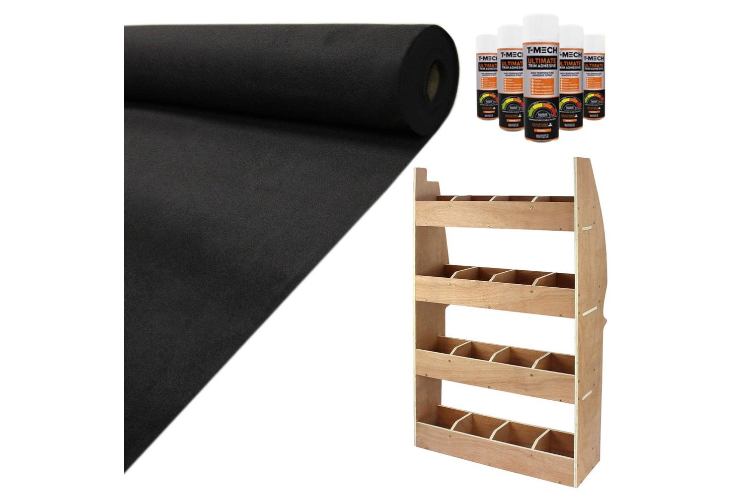 Monstershop 11sqm Van Lining & Citroen Berling Racking Unit
