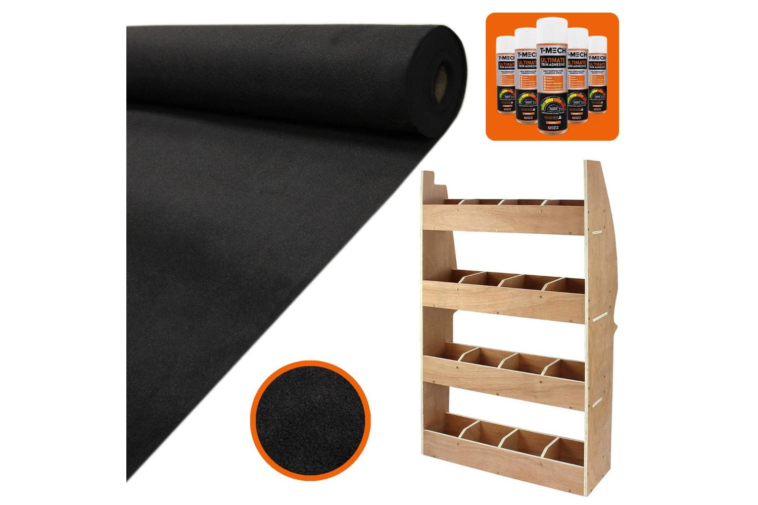 Monstershop 11sqm Van Lining & Citroen Berling Racking Unit-2