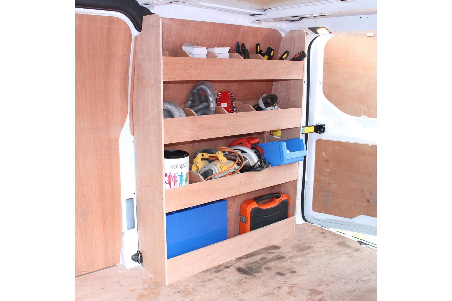 Monstershop 11m2 Black Van Lining Glue and Ford Transit Custom Rack-5