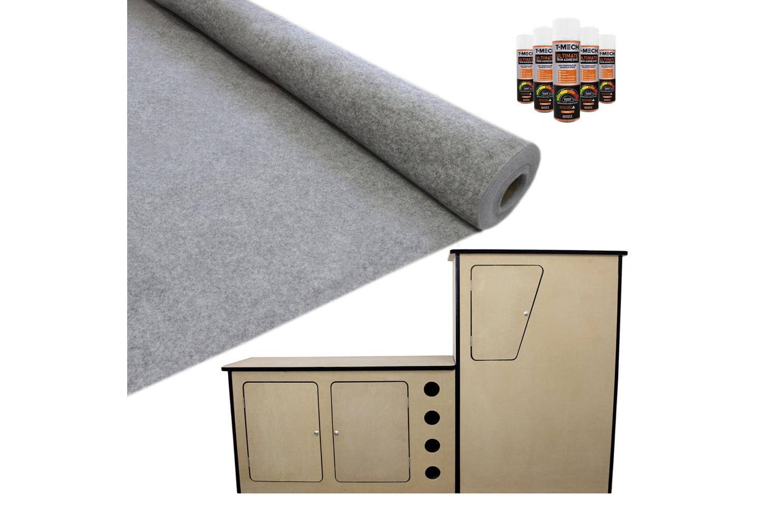 Monstershop 11sqm Van Lining & Glue With Camper Kitchen