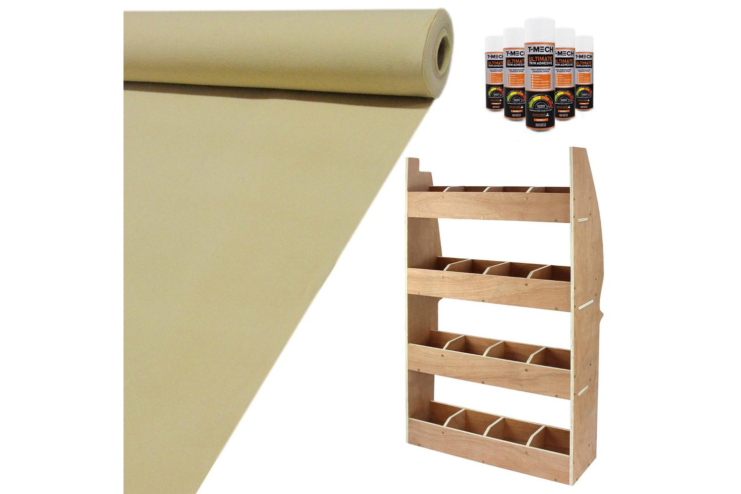 Monstershop 11sqm Van Lining & Citroen Berling Racking Unit-2