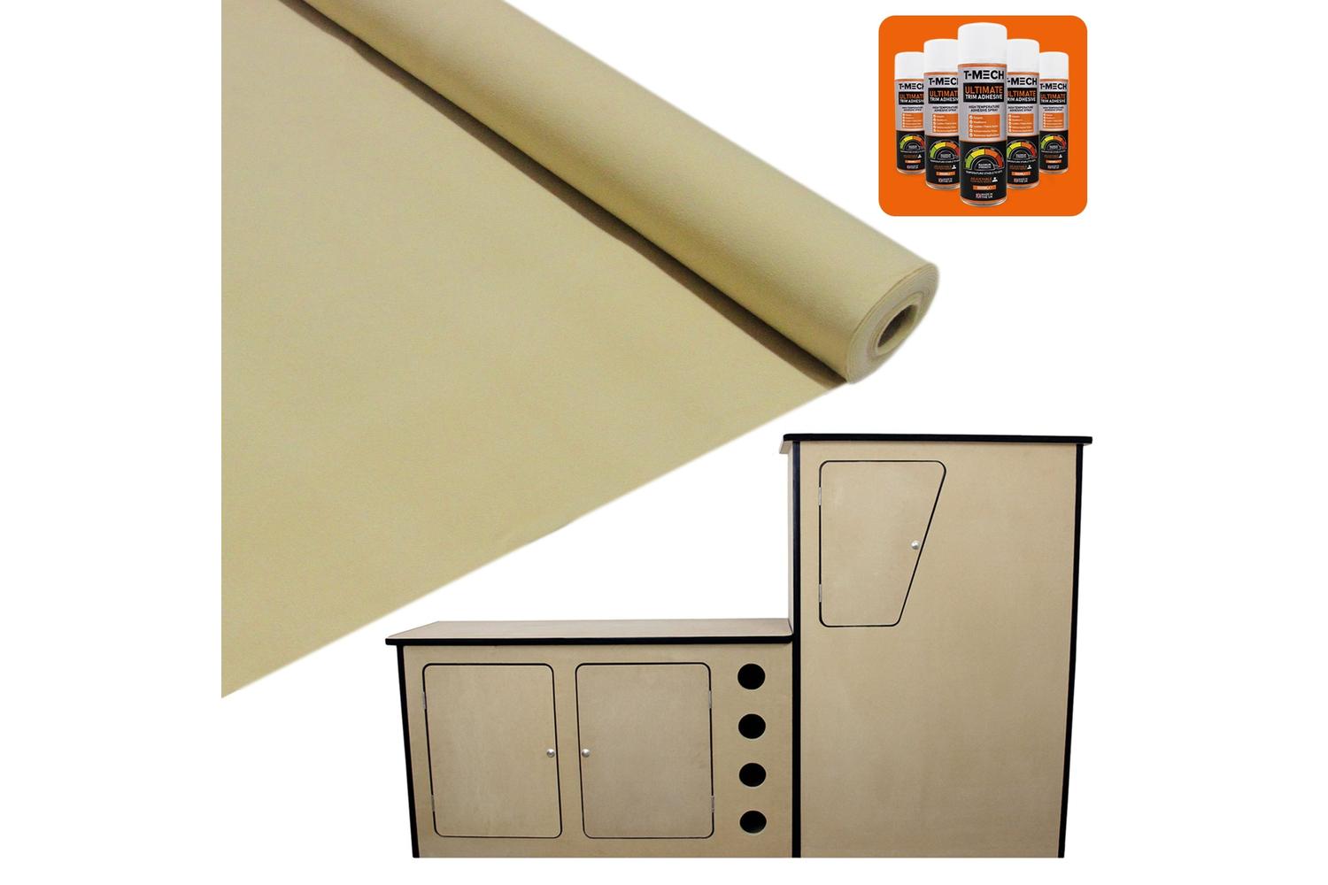 Monstershop 11sqm Van Lining & Glue With Camper Kitchen-2