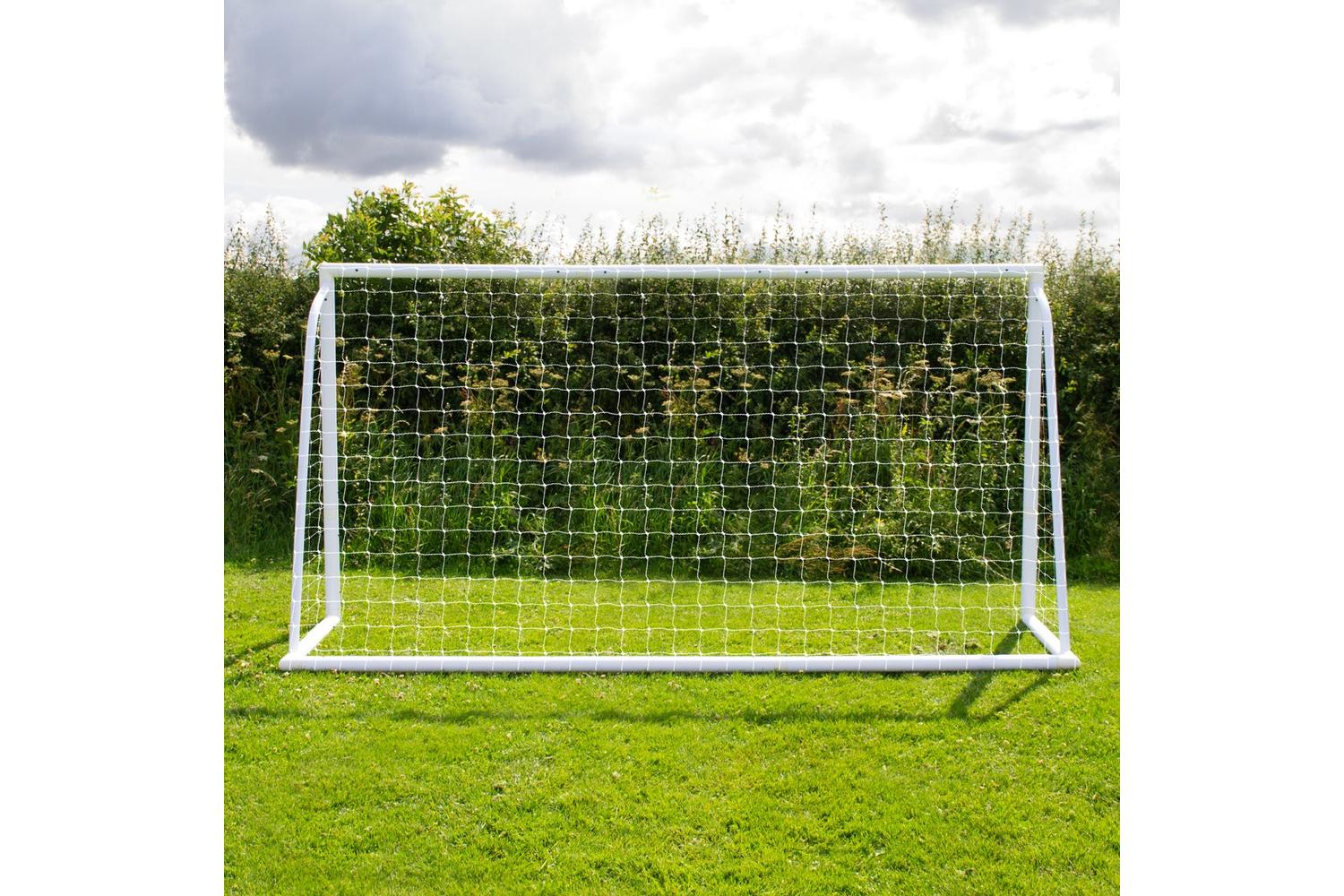 Monstershop 12 x 6ft Football Goal Carry Case and Target Sheet | White-5