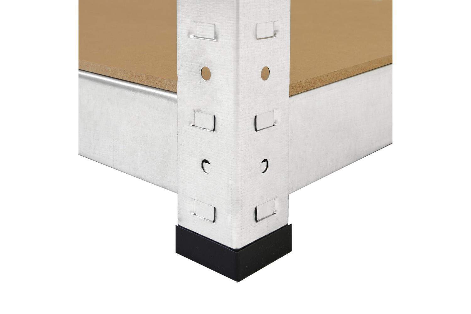 Monstershop 2 x 90cm Workbench Shelving Unit and Mallet-4