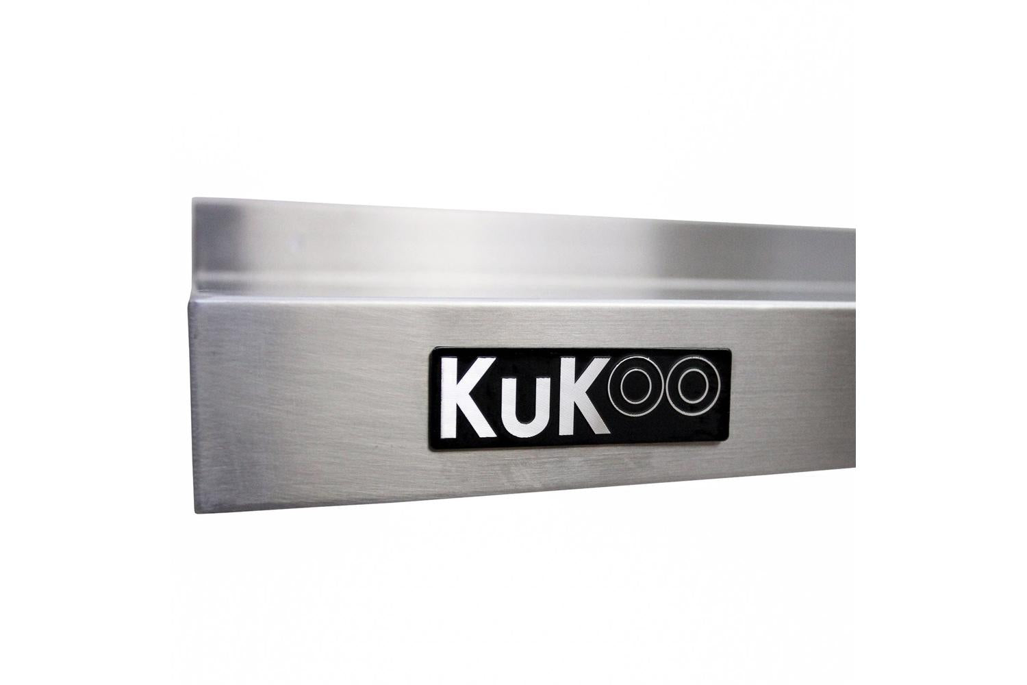 Monstershop 2 x Kukoo Stainless Steel Shelves-4
