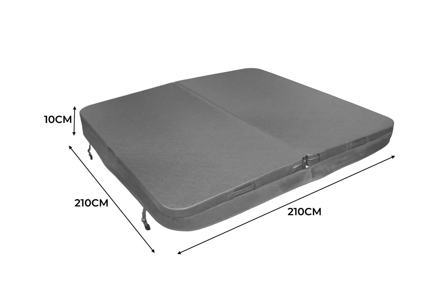 Monstershop 2.1m Hot Tub Spa Cover | Grey