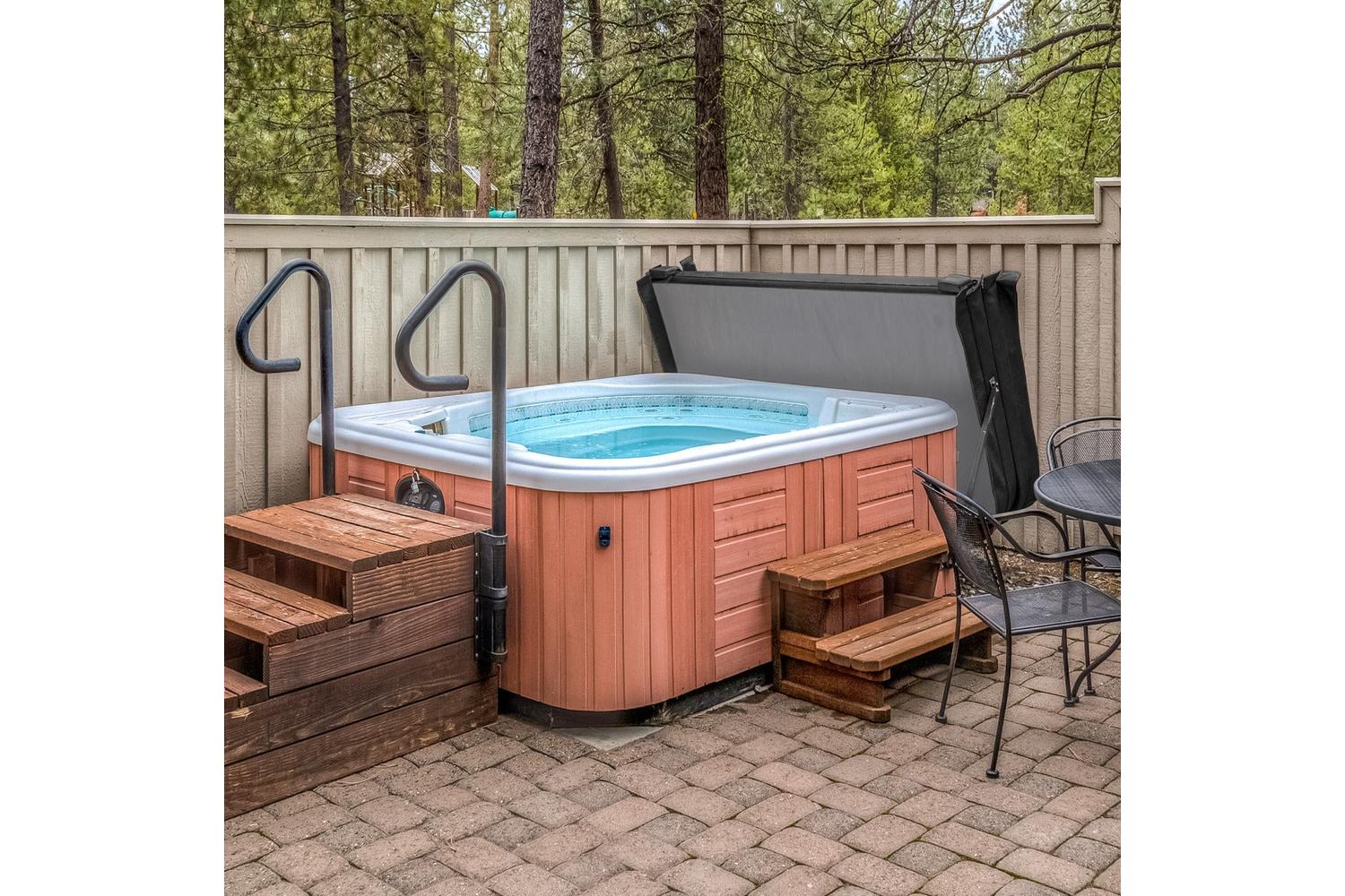 Monstershop 2.1m Hot Tub Spa Cover| Black-3