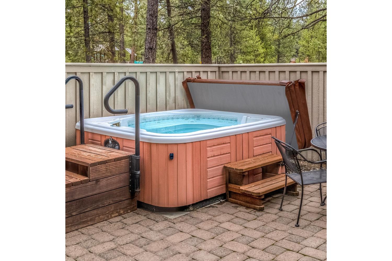 Monstershop 2.2m Hot Tub Spa Cover | Brown-3