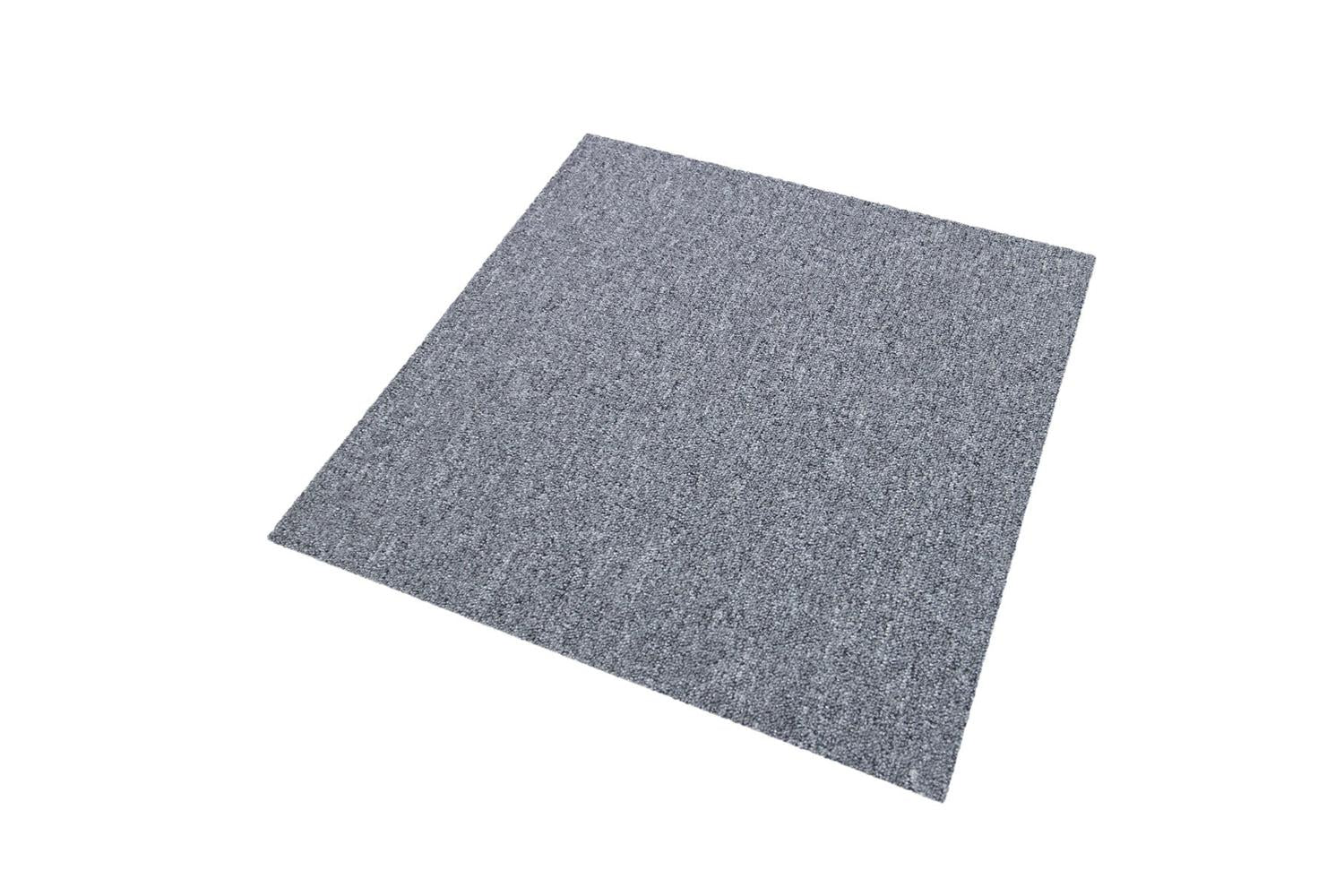 Monstershop 20 x Carpet Tiles | Platinum Grey-4