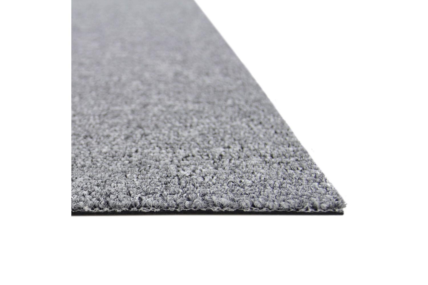 Monstershop 20 x Carpet Tiles | Platinum Grey-5