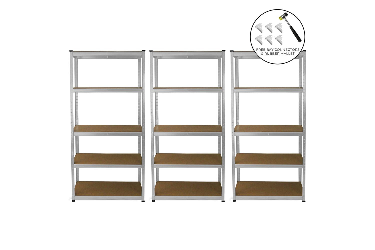 Monstershop 3 x E-Rax Galvanised Racking