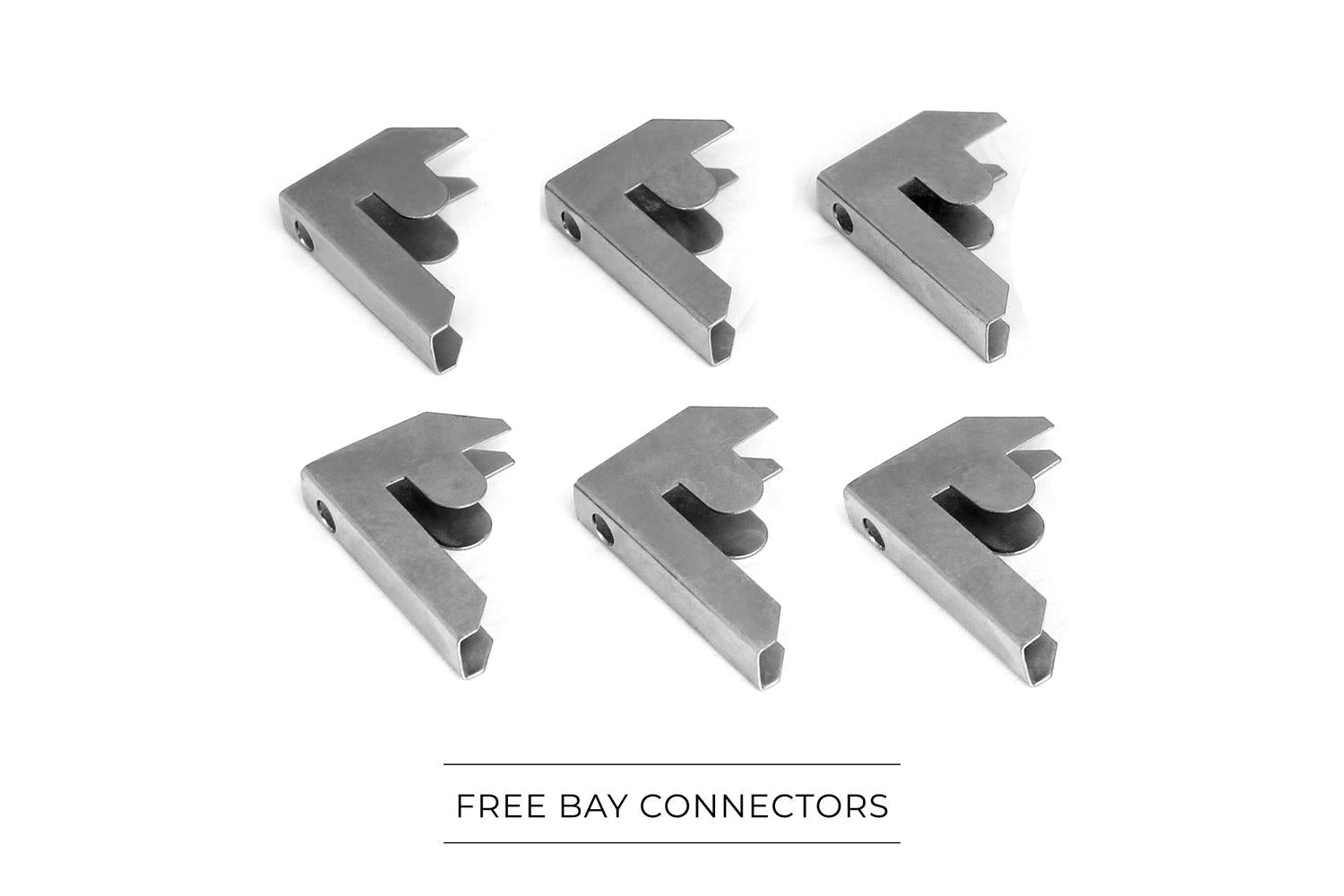 Monstershop 3 x E-Rax Galvanised Racking Units-3