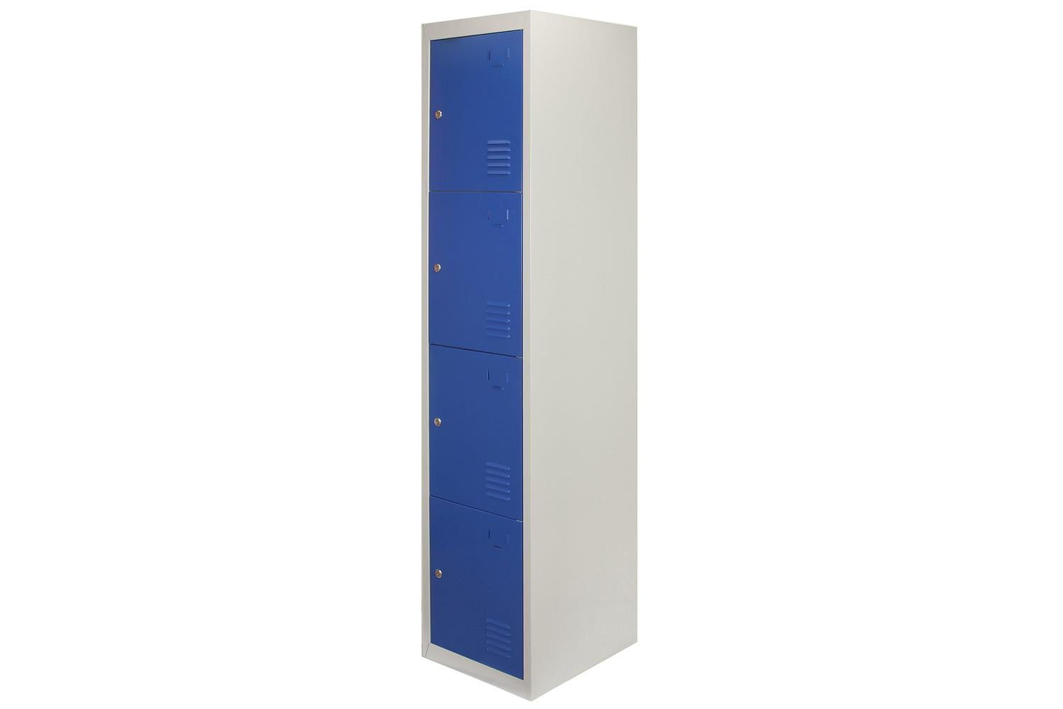 Monstershop 3 x Metal Storage Lockers | Blue-5