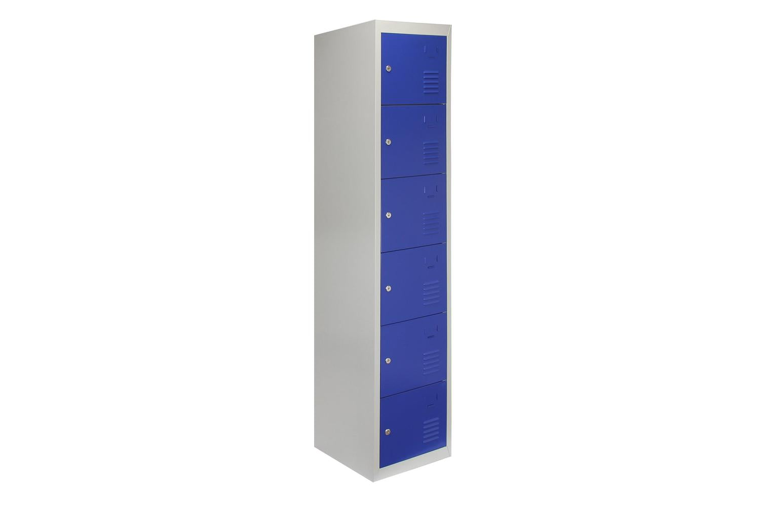 Monstershop 3 x Metal Storage Locker | Blue-3