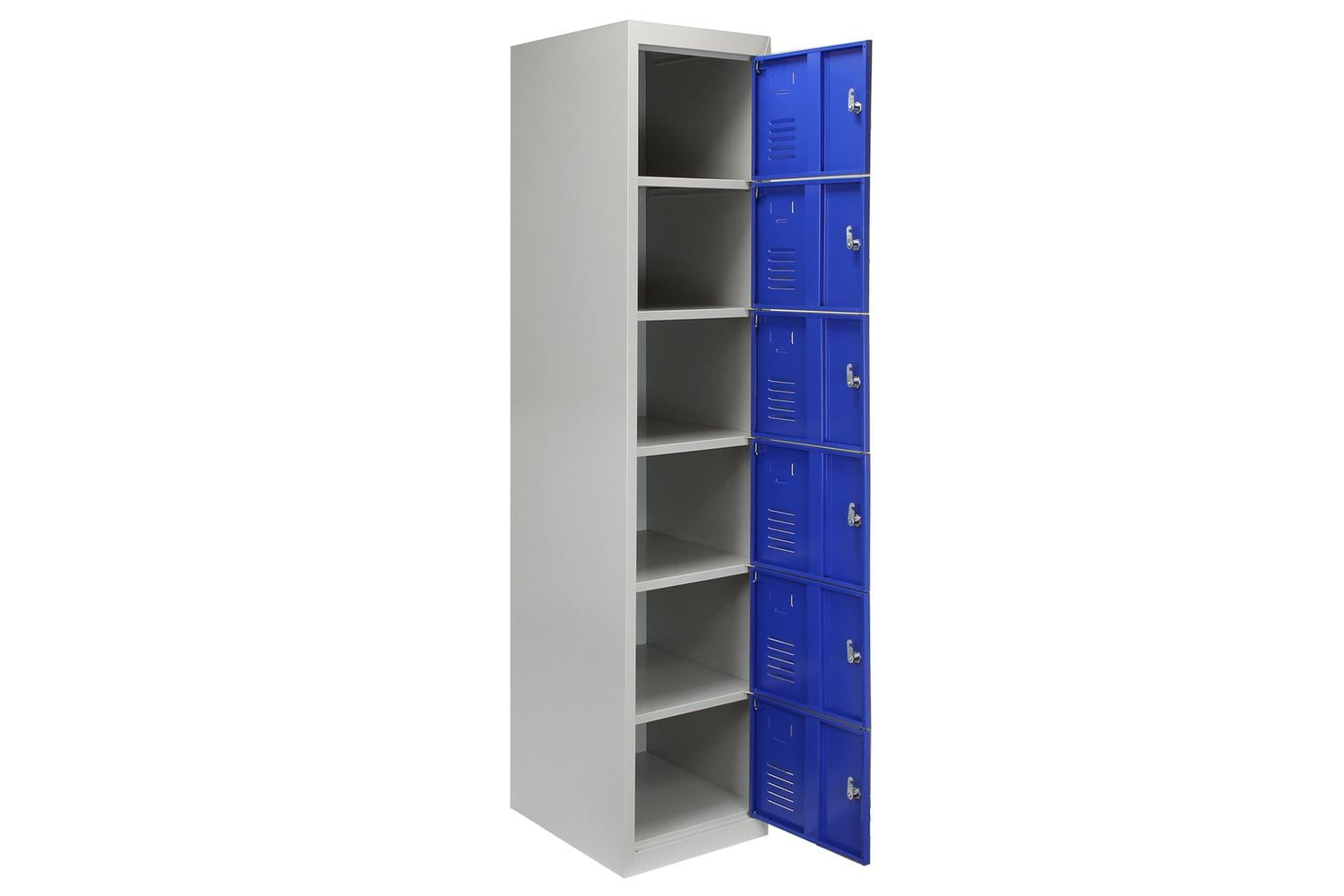 Monstershop 3 x Metal Storage Locker | Blue-7