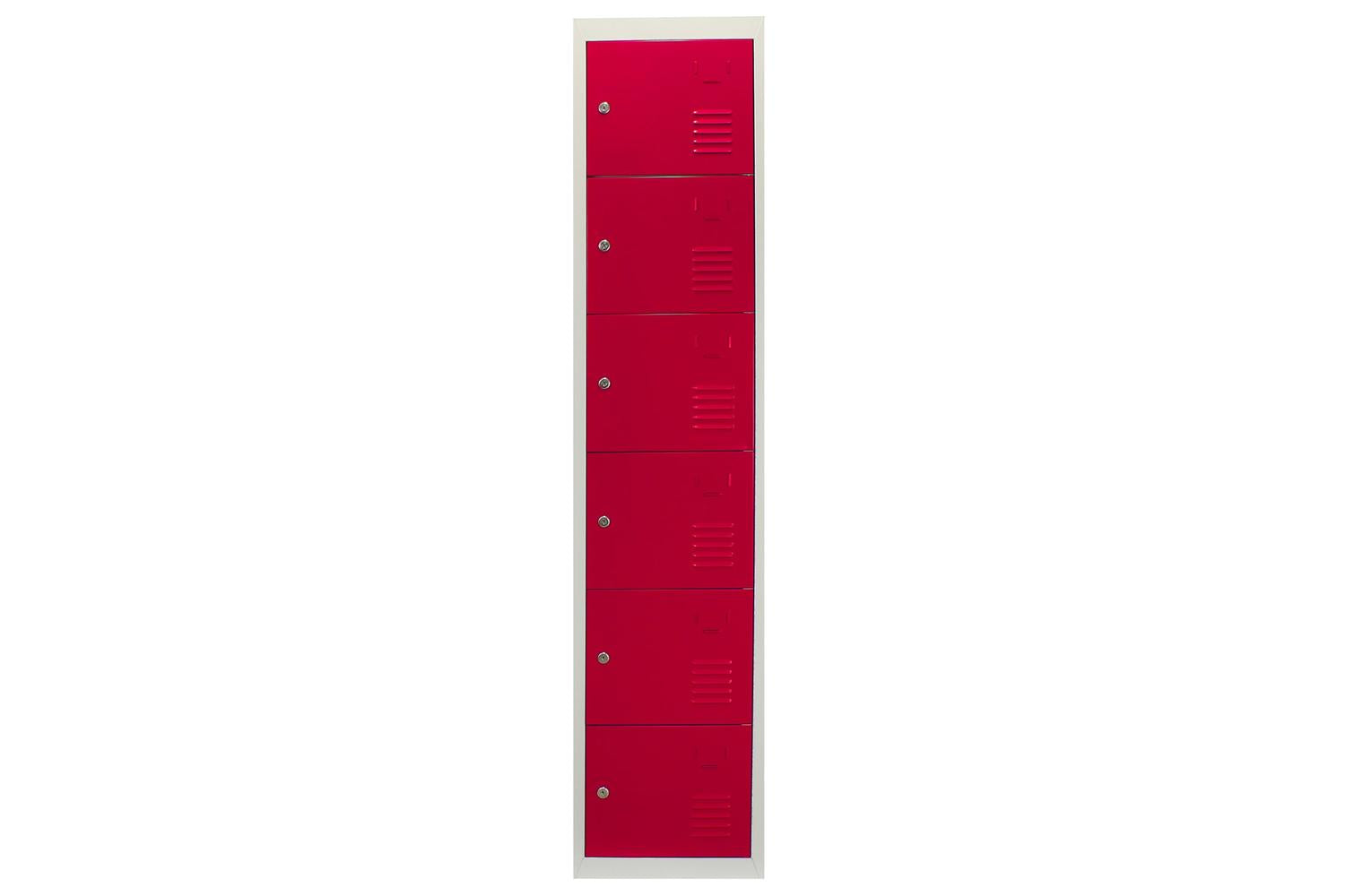Monstershop 24134 - 3 X Metal Storage Lockers - Six Doors Re-4