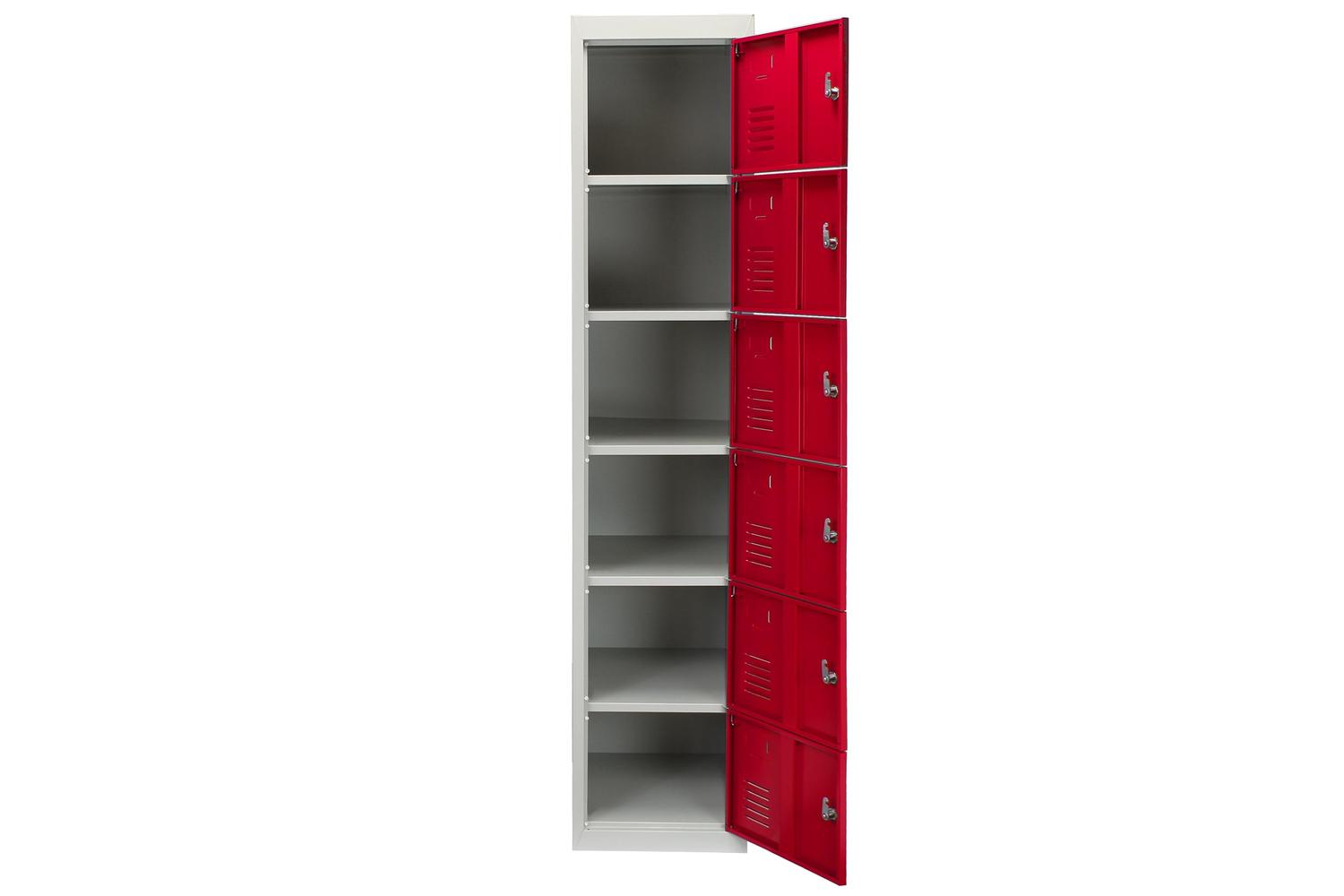 Monstershop 24134 - 3 X Metal Storage Lockers - Six Doors Re-6