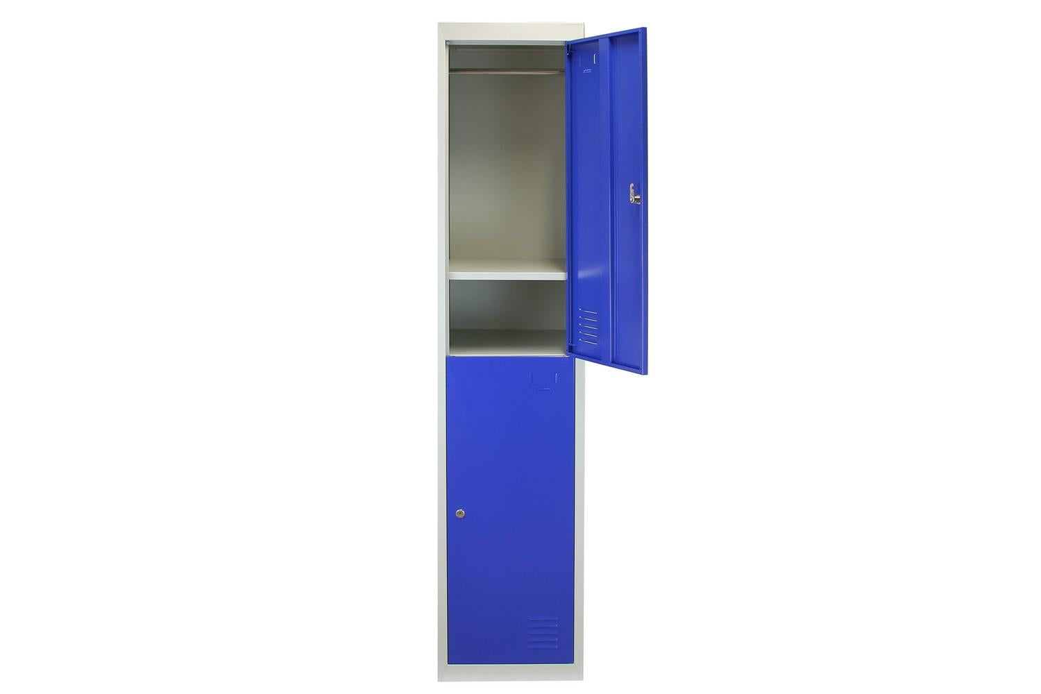 Monstershop 3 x Metal Storage Lockers | Blue-6