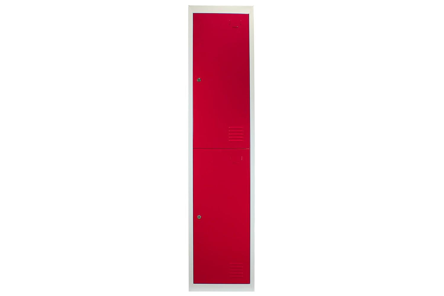 Monstershop 3 x Metal Storage Lockers | Red-4