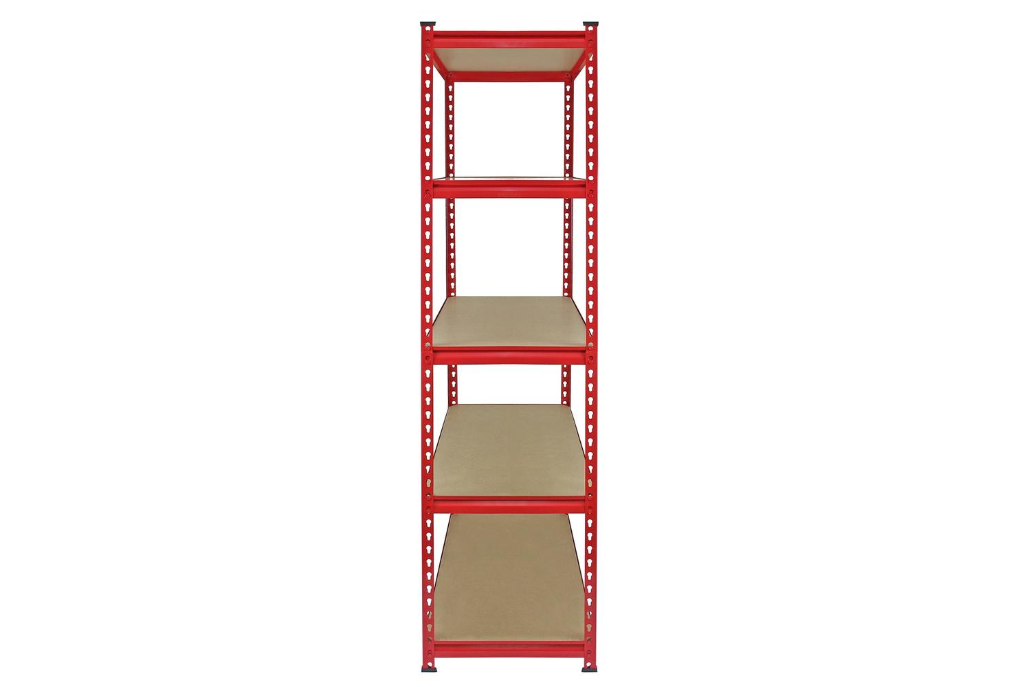 Monstershop 3 x Z-Rax Metal Racking Unit | Red-5