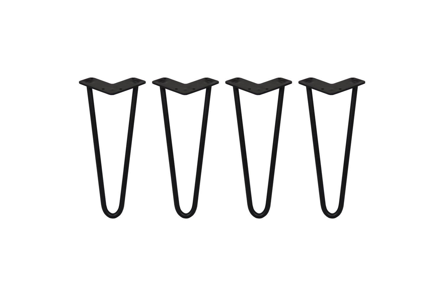 Monstershop Hairpin Legs 2 Prong | Black | 12mm