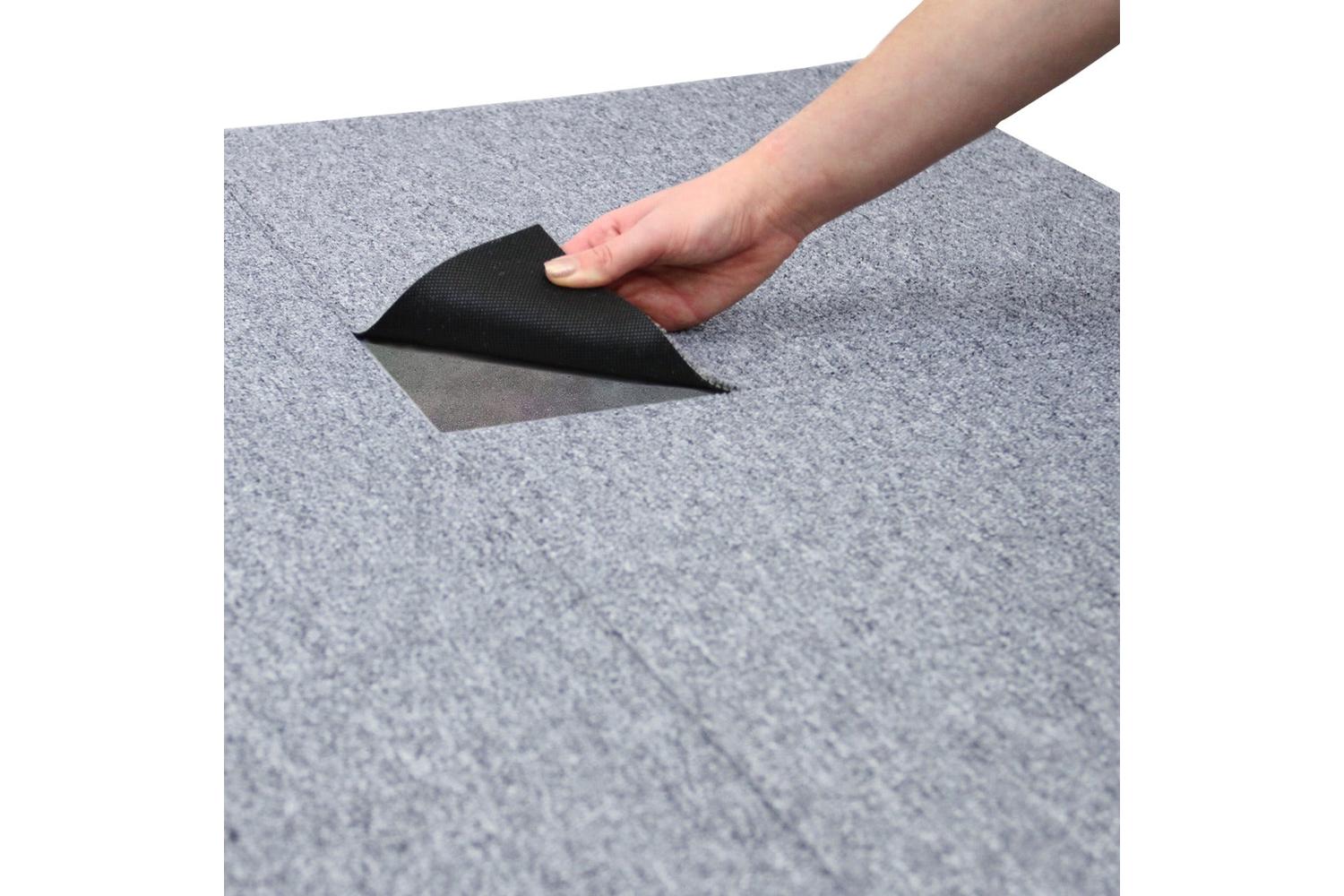 Monstershop 26091 - 40 X Carpet Tiles 10m2 / Platinum Grey-8